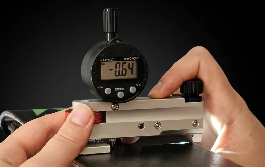 Close-up of the BaseEdge Pro digital display